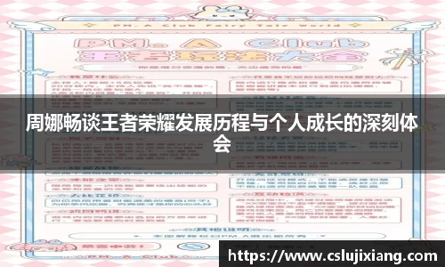 周娜畅谈王者荣耀发展历程与个人成长的深刻体会